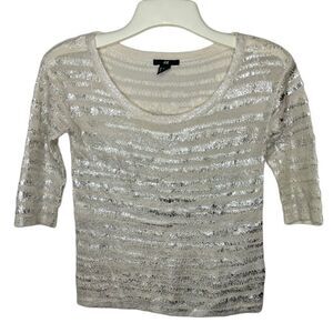 H&M Metallic Sweater